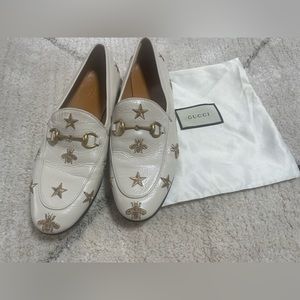 Gucci Bee Star Jordaan Loafers